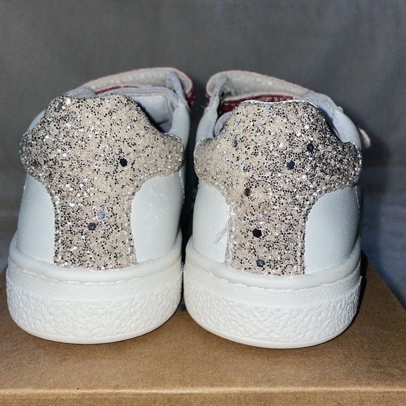 NWT Naturino HASSELT 2 VL. Leather and Glitter Girls Sneakers - Picture 12 of 16